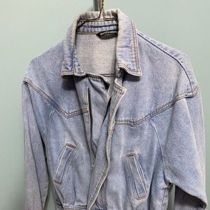Brandy Melville Cropped Jean Jacket